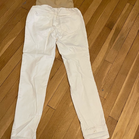 White distressed maternity jeans - Picture 7 of 7